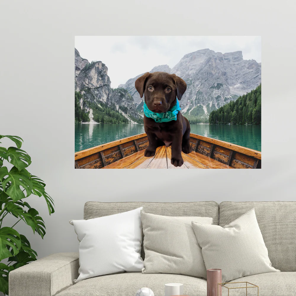 Custom Pet Cut-Out Canvas Print - Image 4